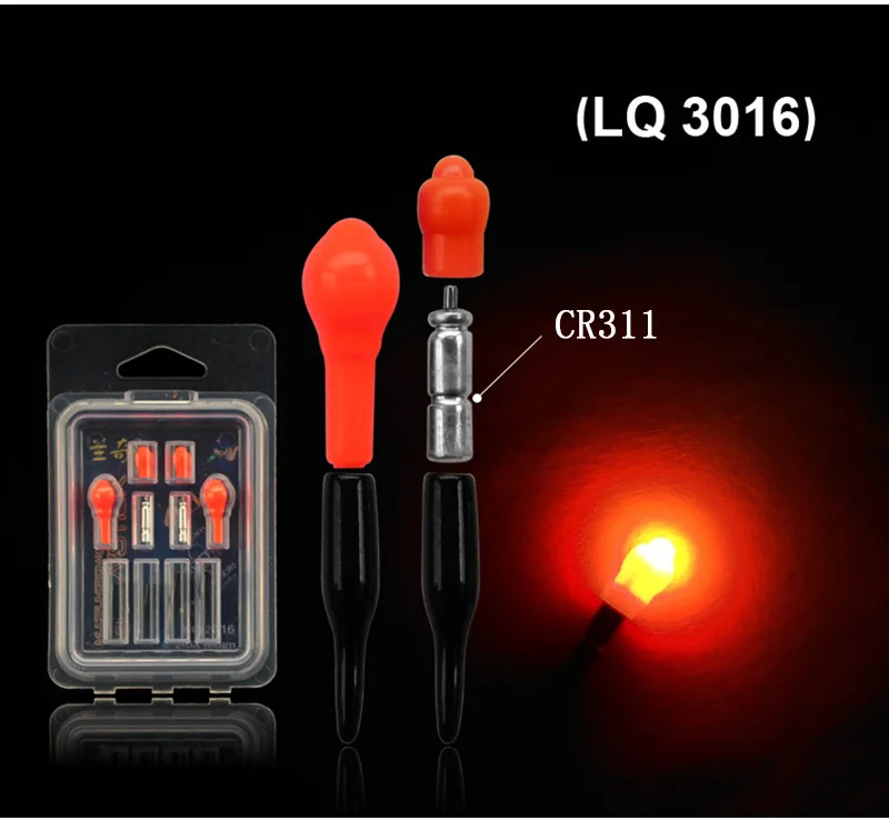 2 teile/los Elektronische Licht Stick LQ4535 Nacht Angelgerät Fisch Sammeln Glow Lampe Leucht Sticks Arbeit mit CR311 Batterie – Detail 1
