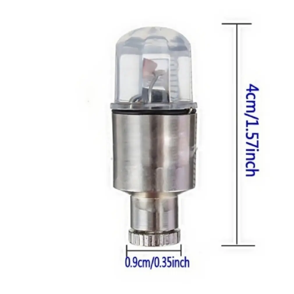 2 пары светодиодной вспышки колеса шины клапан колпачок света для автомобиля