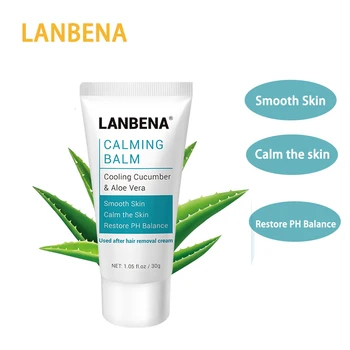 

LANBENA Mild Hair Removal Cream Whitening Painless Hair Removal Cream Calming Balm Moisturizing Repair Body Hand Face Care