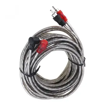 

Universal 5M 40 Core Pure Copper 2RCA to 2RCA Car Audio Power Amplifier Horn Line