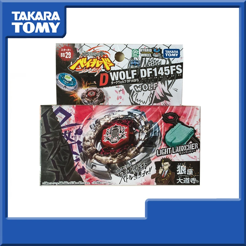 Tomy Beyblade Metal Fusion Burst Turbo японская версия спиннинговые игрушки BB29 Dark Wolf DF145FS
