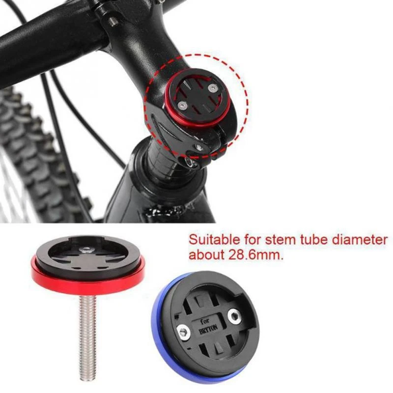  MTB Rennrad Computer GPS Tacho Halter Stem Top Cap Radfahren Stoppuhr Halterung Für Bryton Cateye