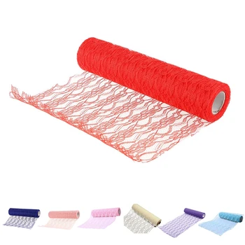 

Lace Roll 30cm x 9metres Wedding Table Runner Chair Sash Vintage Decor Pink