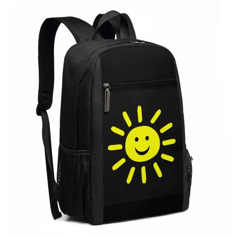 Рюкзак Smiley Sunshine, рюкзаки Smiley Sunshine, много карманов, сумка для покупок, модные Подростковые Сумки с принтом