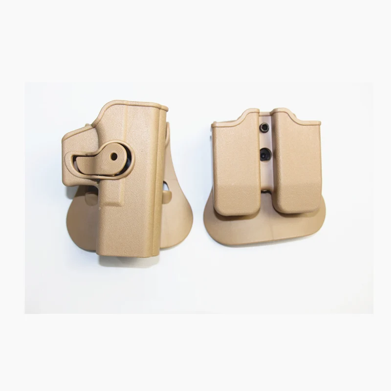 Holster with Clip TA Тактический IMI целеуказатель Glock кобура военный страйкбол ремень пистолет кобура открытый пистолет аксессуары с зажимом чехол для Glock 17 19 - Цвет: Holster with Clip TA