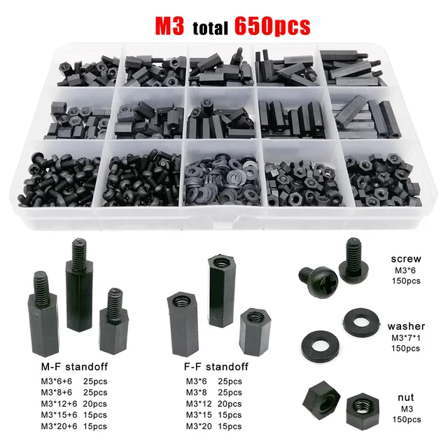 M3 650pcs