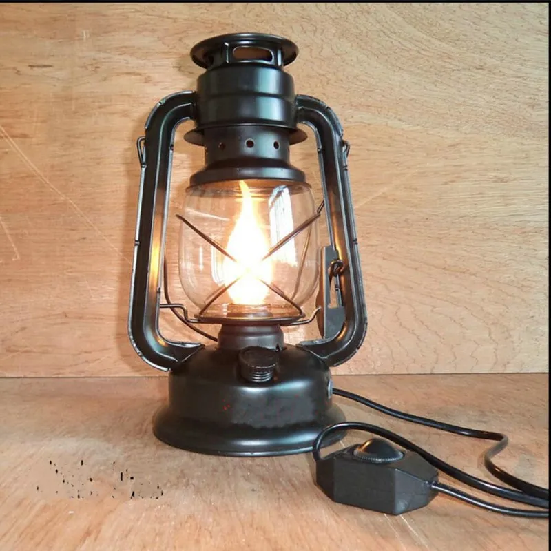 Vintage Lantern Table Lamp