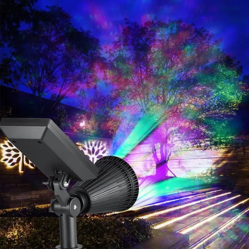 4/7LED Rgb Solar Tuin Licht Outdoor Decoratie Pathway Waterdichte Led Zonne-energie Gazon Licht Straat Landschap Yard Lamp