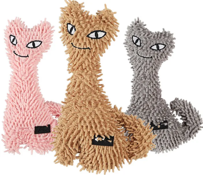 Usd2.5/pc Собака Щенок игрушка плюшевая игральная игрушка с пищалкой игрушки звуковые игрушки 10 шт./лот - Цвет: as enclosed photo