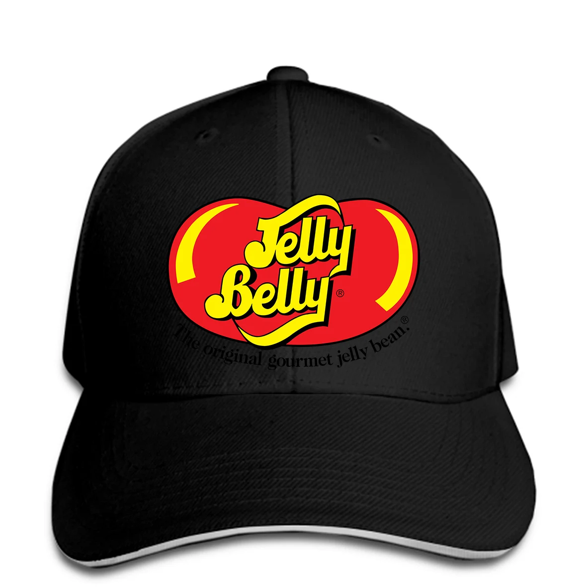 Мужская бейсбольная кепка с общим изображением конфет Celiac Disease Foundation Wonka Jelly Belly Logo, большая бейсболка, женская кепка, остроконечная