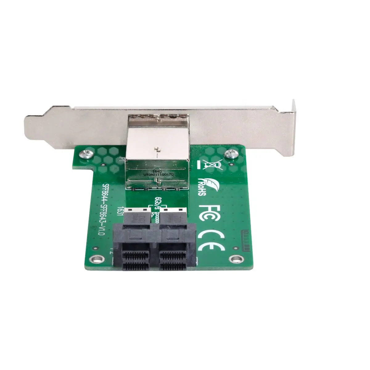 Chenyang-mini Adaptador Sas hd de Porta Dupla com Suporte de Perfil Baixo - Imagem 3
