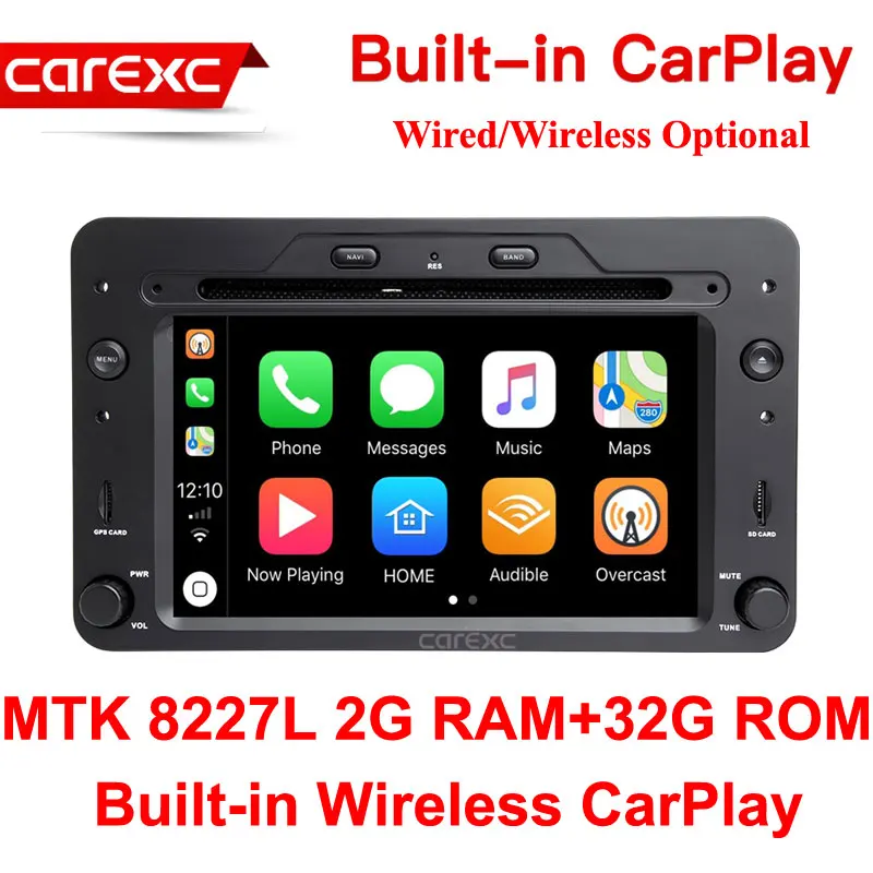 CarExc Android 9,0 gps-навигация Авторадио CarPlay для Alfa Romeo 159 автомобиль Brera spider Sportwagon 2006 автомобильный dvd-плеер головное устройство - Цвет: MTK 32G ROM