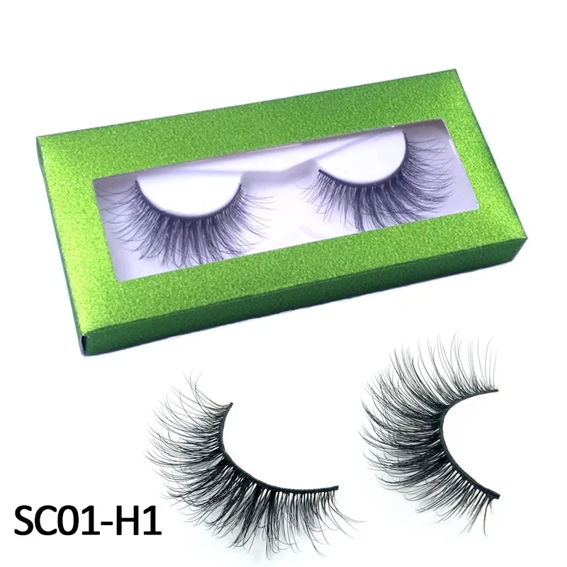 1Thick Fluffy Lashes False Eyelashes Criss-cross Long Dramatic High Volume Eyelash Extension makeup Tools Eyelashes