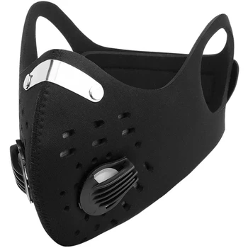 

Face mask PM2.5 Mask Filter Breathing Activated Carbon Anit-fog aAnti Pollution Breathable Dust Mask Training Cycling Mask
