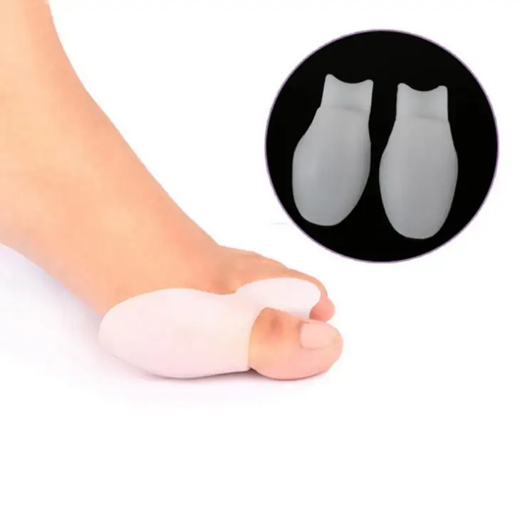 500 pairs Toe corrector Gel foot big Toe Separator valgus protector Bunion adjuster Hallux Valgus Guard feet care SN274