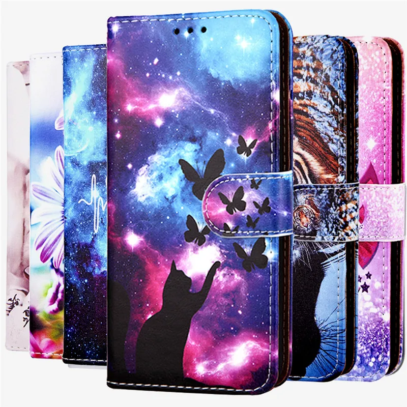 Кожаный чехол-книжка для Xiaomi Mi 8 Lite чехол-бумажник с откидной крышкой 6 5 5X 4 4i 4c Play A1