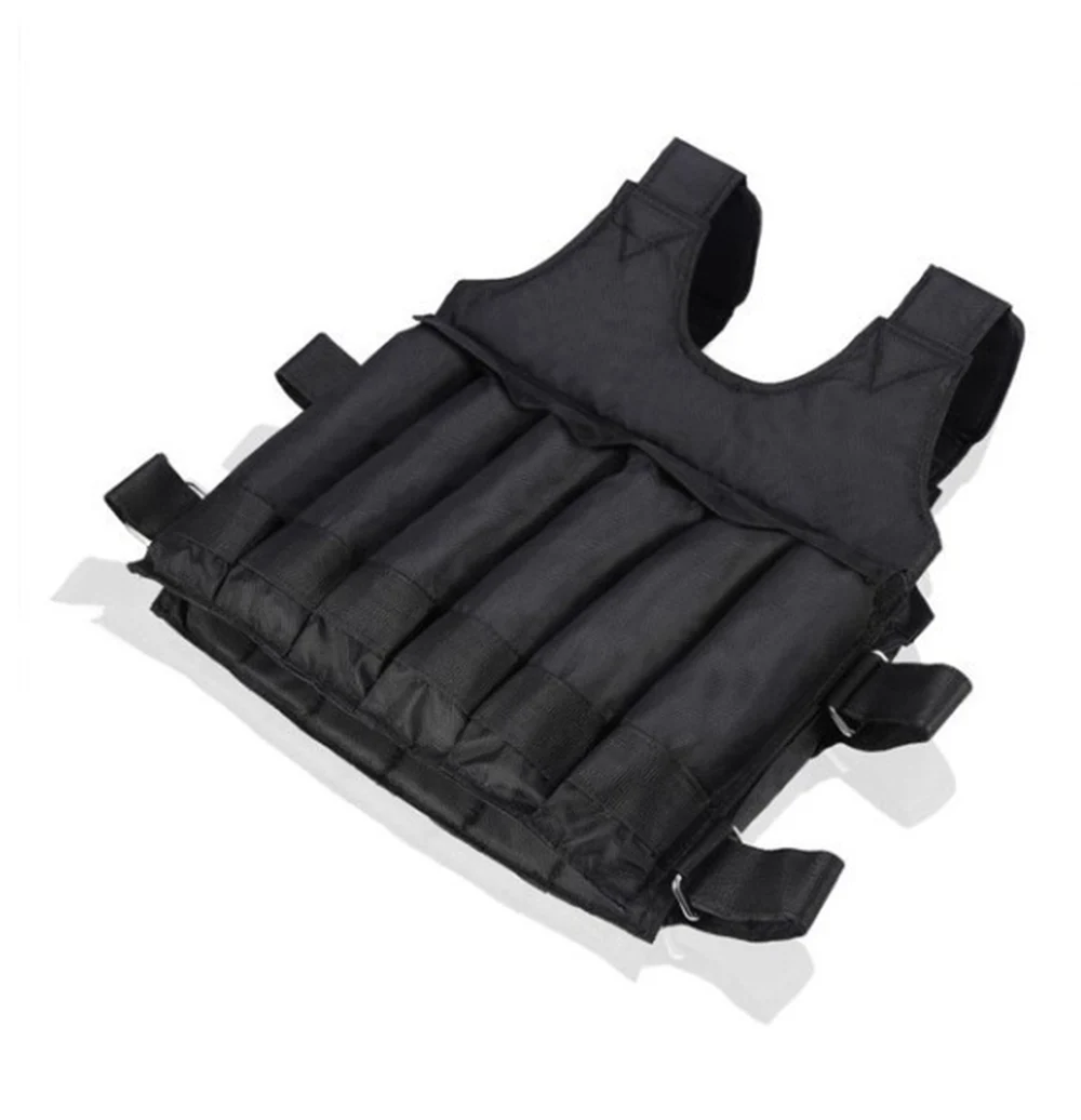 20kg 50kg Max Loading Weight Vest for Boxing Workout Fitness Equipment  Adjustable Weighted Vests Waistcoat Jacket Sand Clothing Weighted Vest Training (9)