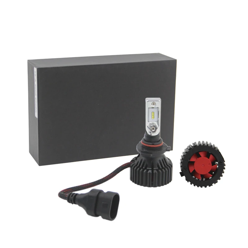 2pcs Auto Parts Car Headlight T8 H1 H3 H4 H7 H8 H11 9005 9006 LED Aluminum Alloy White 12V 8000LM LED Ultra bright Car Headlight 5