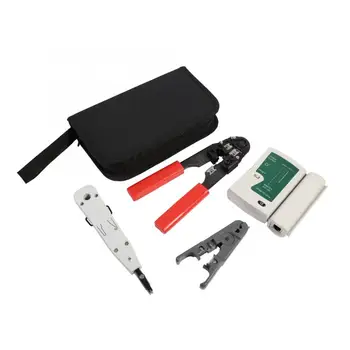 

RJ45 RJ11 LAN Network Tool Set Kit Cable Tester Crimper Wire Cutter Punch Down DIY Tool Set