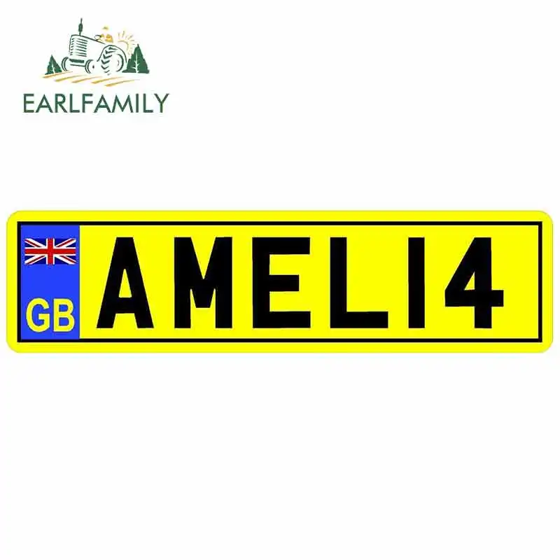 EARLFAMILY 13 см x 3 9 для детей номерные таблички игрушечные забавные автомобильные
