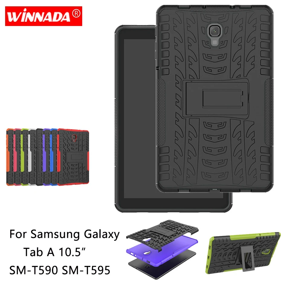 Для Samsung Galaxy Tab A 10 5 T590 чехол для SM T595 Tablet дюймов 2018 edition armor TPU + PC противоударный