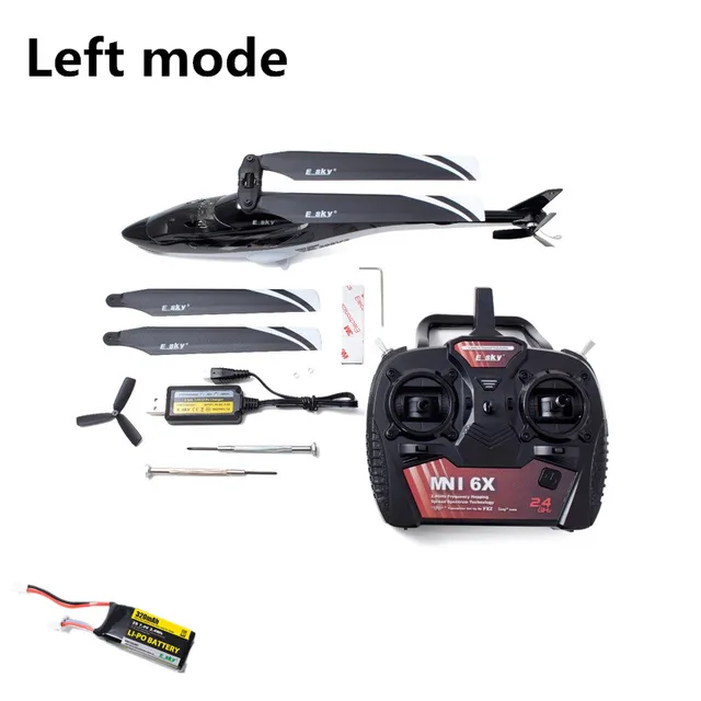 Remote Control Helicopter 6-Axis Gyro 6 DOF FXZ Flight Control  RTF For Adult And Beginners Single Propeller Without Aileron