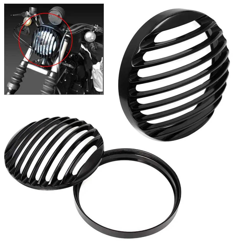 Мотоциклетный ретро чехол для фары с ЧПУ 5 75 &quot5 3/4&quot подходит Harley Sportster XL 883 Iron 1200 04