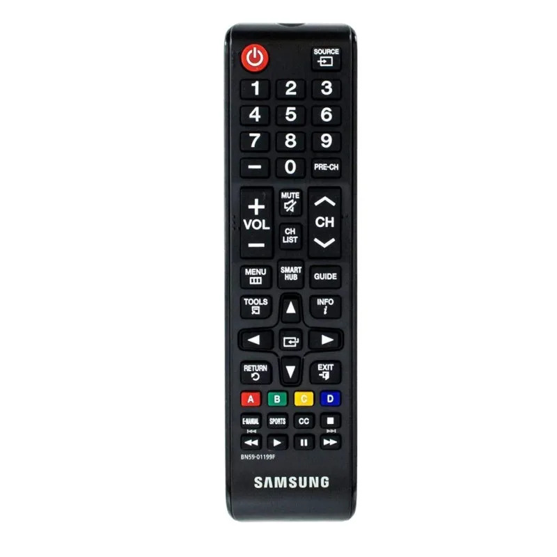 Универсальный пульт дистанционного управления для samsung-tv-Remote samsung lcd светодиодный HD tv 3D Smart tv s модели для BN59-01199F AA59-00666A и так далее - Цвет: black