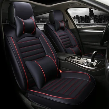 

Car Seat Cover Auto Seats Covers Leather for Mitsubishi Pajero 2 3 4 Full Sport Carisma Montero Sport Outlander 3 Xl 2009 2008