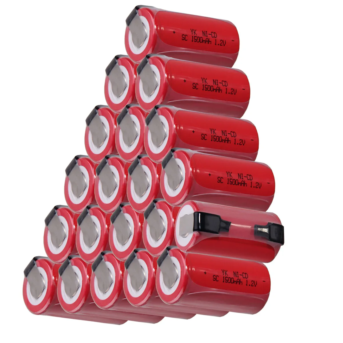 20 pcs SC 1500mah 1.2v battery NICD rechargeable batteries for makita bosch B&ampD Hitachi metabo dewalt electric screwdriver |