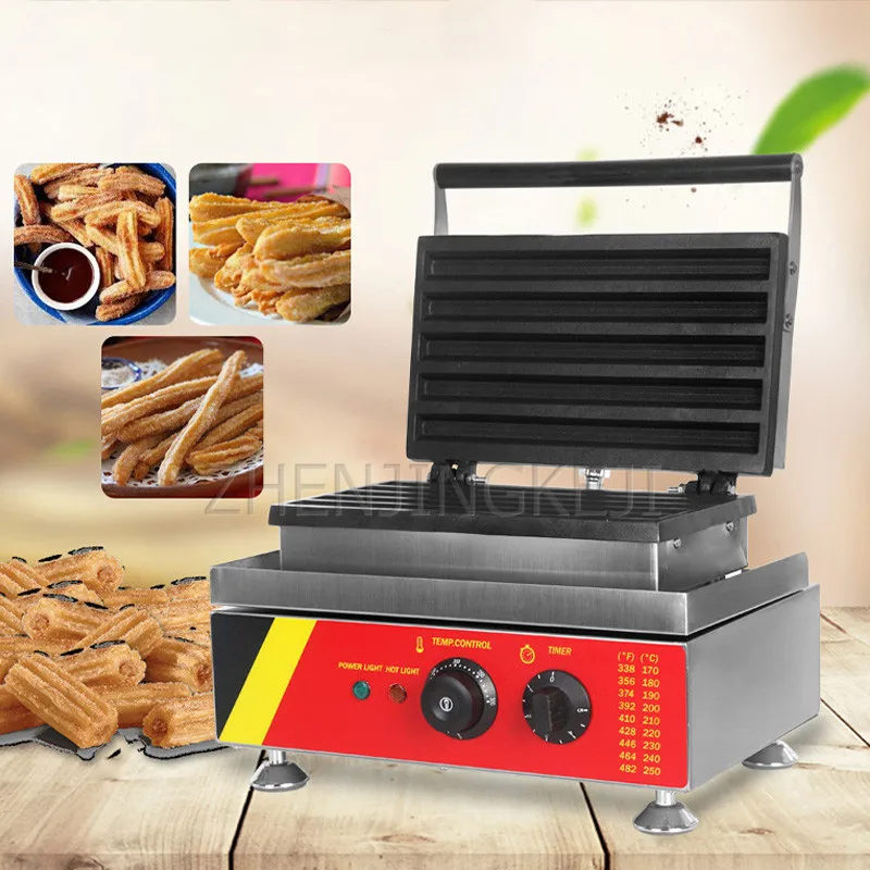 

Commercial Non Stick Pan Stainless Steel 1500W Home Electric Baking Churros Maker 220V/110V Food Processing Latin Fruit Machine