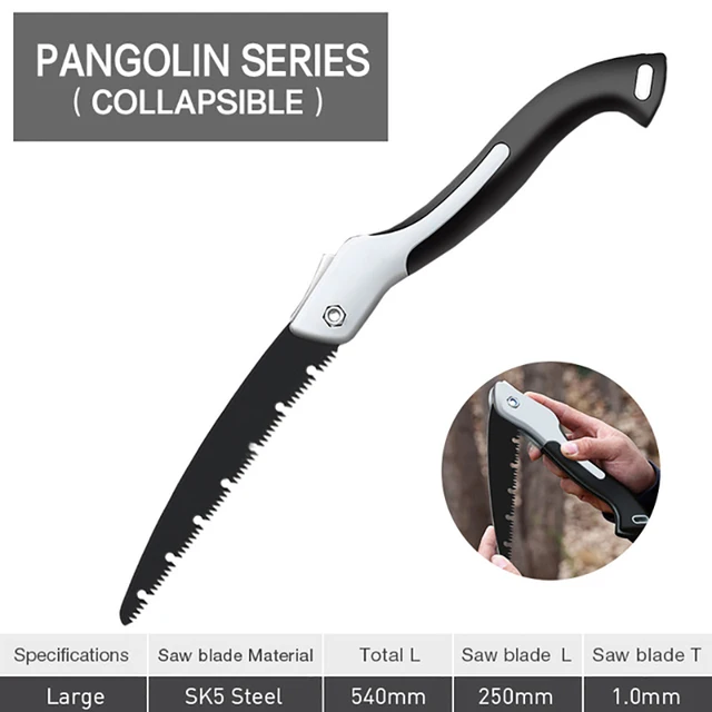 DTBD Plant Trim Horticulture Pruner Cut Secateur Shrub Garden Scissor Tool Branch Shear Orchard Pruning Shears Folding Saw Set L-540mm Foldable