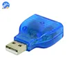 USB 2.0 A Male to 2Port PS2 Female Converter Adapter for Mouse Keyboard Connector Adapter Dongle ► Photo 3/6