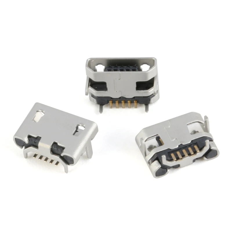60 Pcs 1set Micro USB Connector 12 Models Socket Jack USB Connectors Set For MP3 Lenovo Huawei Samsung SMD DIP Socket Set Kit 7