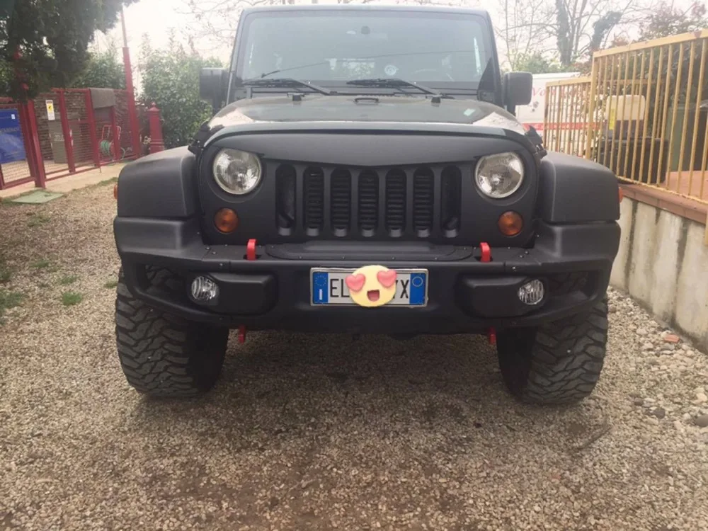 J084-3 10th передний бампер для jeep wrangler JK 2007- угол обзора lantsun дизайн