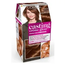 Краска-уход для волос стойкая L'Oreal Paris Casting Creme Gloss, без аммиака, тон 603, молочный шоколад