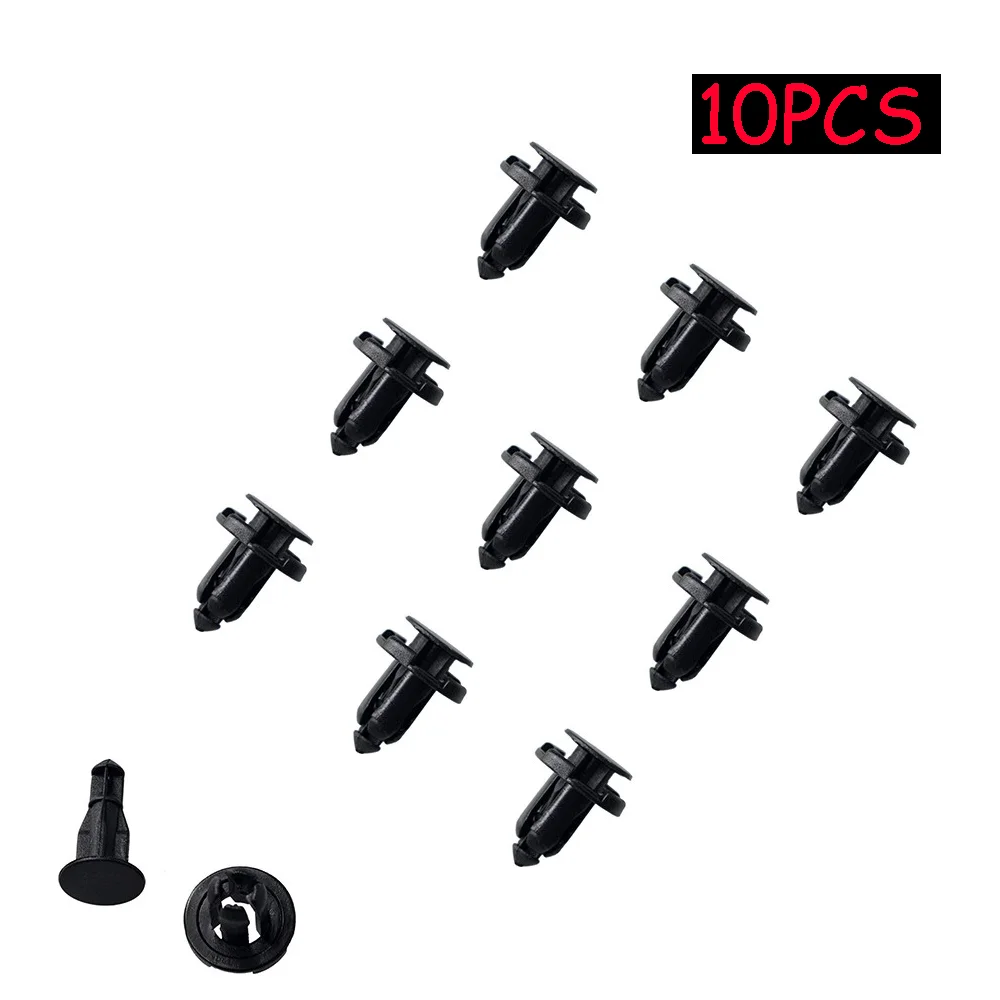

JEAZEA 10pcs MR-200300/A20247 Push Type Retainer Clips Fit for Mitsubishi Galant Lancer Mirage Pajero Rvr Honda Challenger