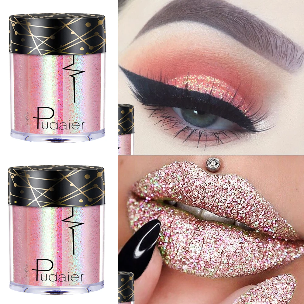 Pudaier Eyes Glitter Laser Holographic Eyeshadow Glamorous Diamonds Blaze  Shimmer Pigment Eye Shadow Festival Party Makeup From Harrisonjiang, $1.16