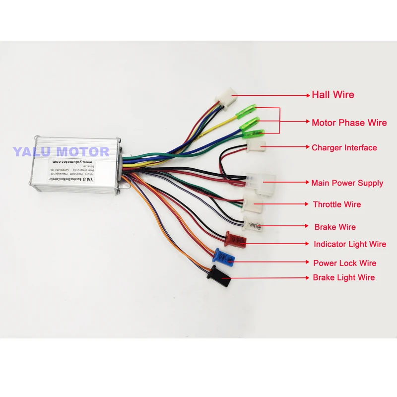 Hub motor wiring diagram