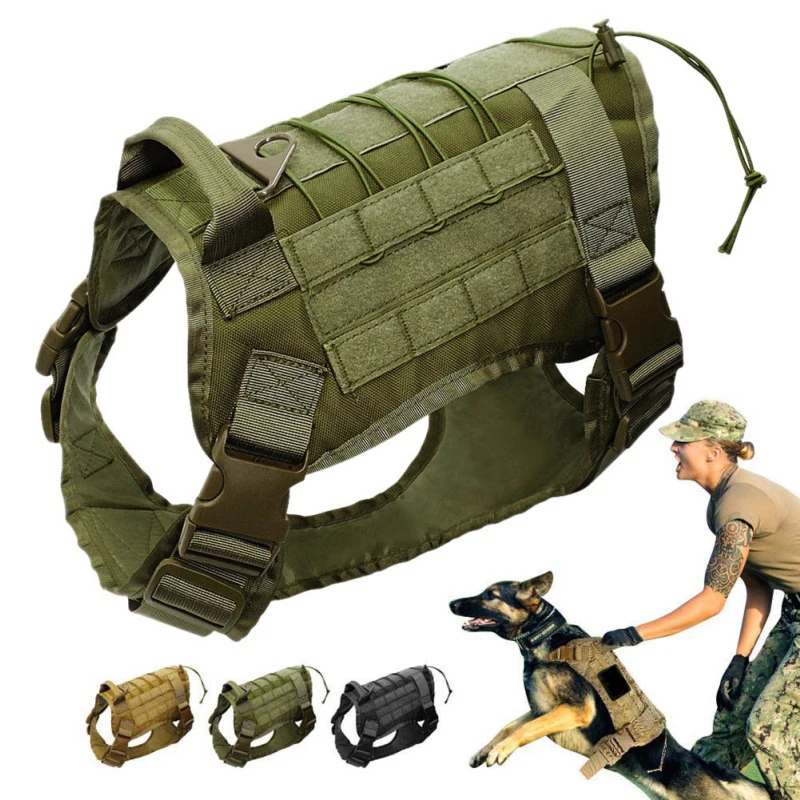 Новинка тактический жилет для собак тренировочная охотничья облегченная