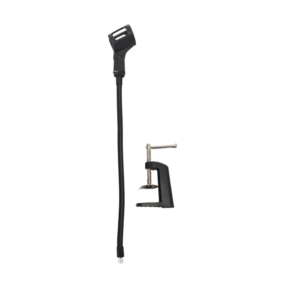 Flexível do Microfone do Gooseneck com Braçadeira de Mesa para o Equipamento de Transmissão ao Vivo do Estúdio da Radiodifusão Suporte Transmissão Vivo do Estúdio da Radiodifusão de ao - Image 6