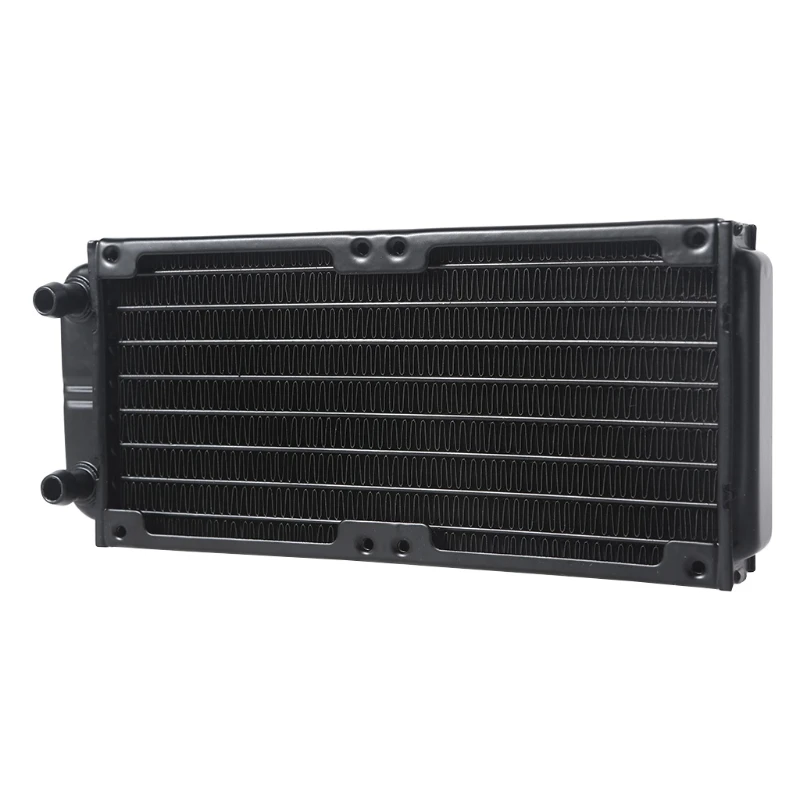 Multi-Port G1/4 Thread Aluminum Radiator 80mm For Computer Water Cooling System computer radiator