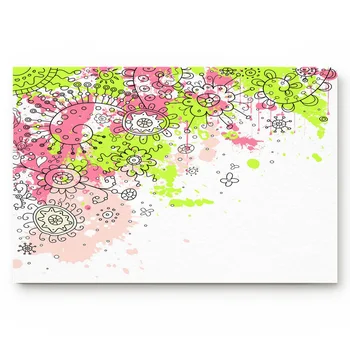 

Flower Flower Colour Rich Beautiful Peugeot Good-Looking Green Red Creative Design Pattern Indoor Bathroom Decor Doormats