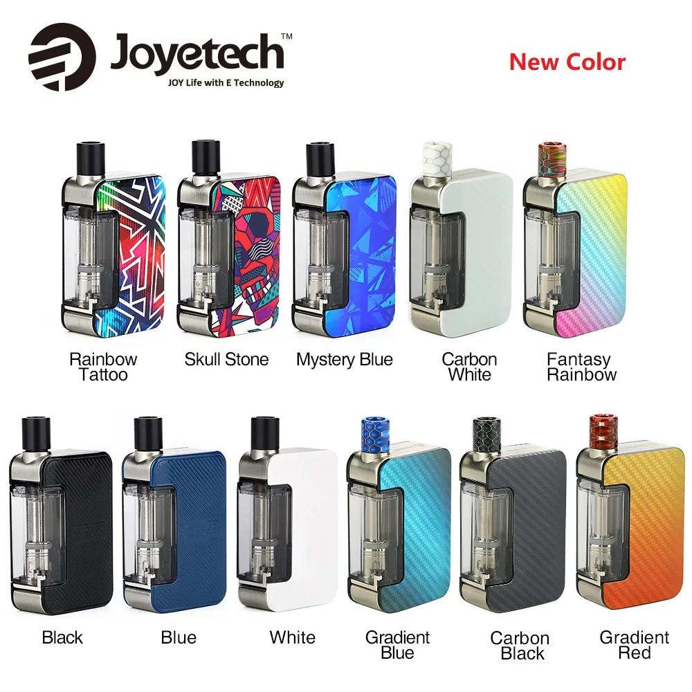 Новый цветной оригинальный Joyetech Exceed Grip Pod Vape комплект с аккумулятором 1000 мАч и 4,5 мл Pod 20 Вт максимальный выход против Drag nano/pal 2 комплекта