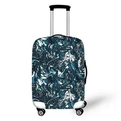 Эластичный Защитный чехол для багажа, защитный чехол для чемодана, чехлы на колесиках, 3 Аксессуары для путешествий, камуфляжный узор