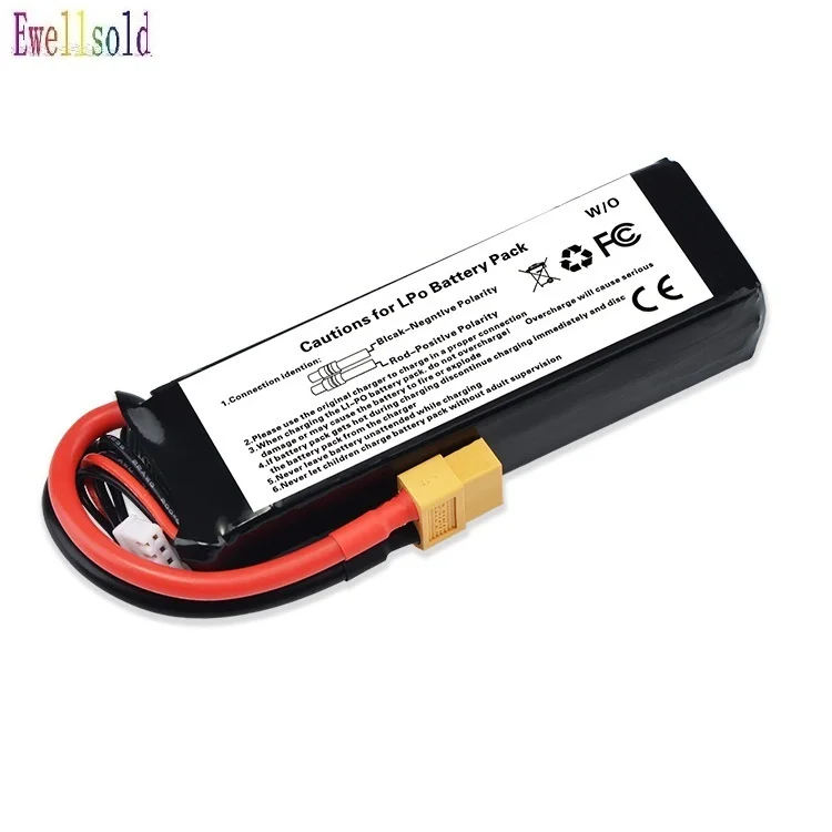 Ewellsold 11 1 В 2200 мАч 3S Lipo аккумулятор XT60 разъем/зарядное устройство для 250 Z 26 RC Qudcopter