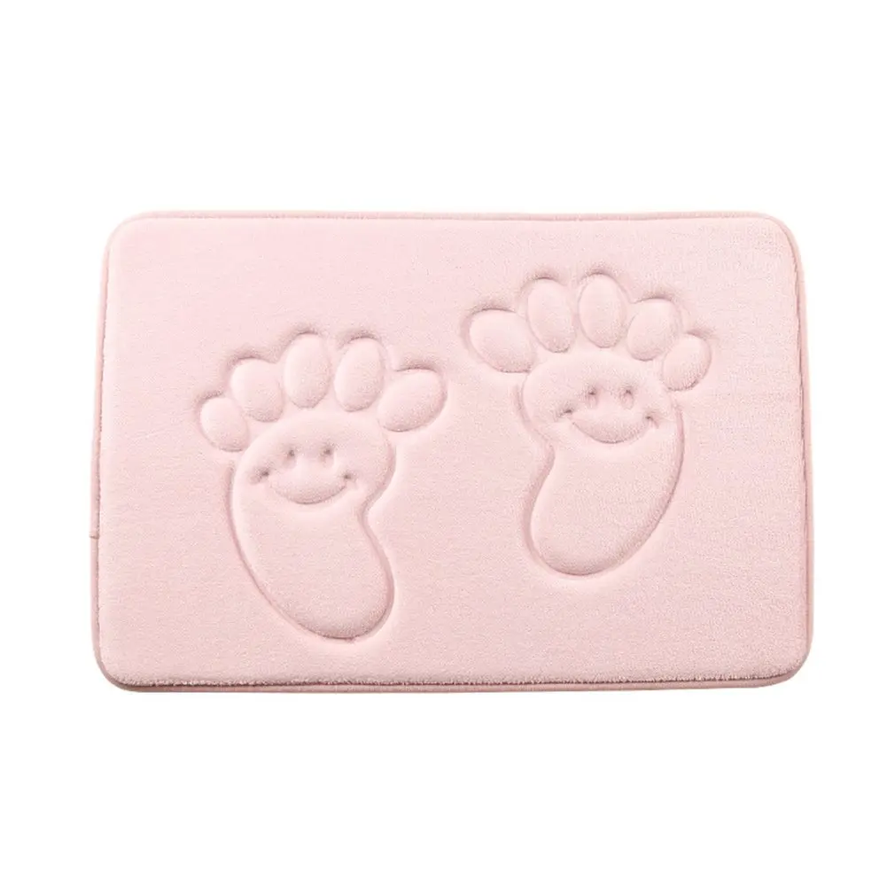 40*60cm Mats Soft Feet Memory Foam Bath Bathroom Bedroom Floor Shower Mat Non-slip Floor Safety Bathroom Pad Durable