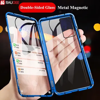 

Magnetic Case for Samsung Galaxy A51 A71 Case Double-Sided Tempered Glass Case for Samsung Galaxy S10 Lite Note 10 Lite Case