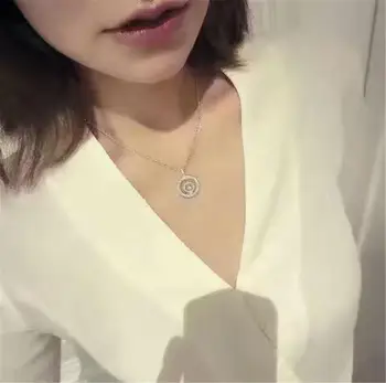 

xc403 Luxury Designer Fashion 925 Sterling Silver Jewelry zirconia shinning for lady women,cute&sweet ab