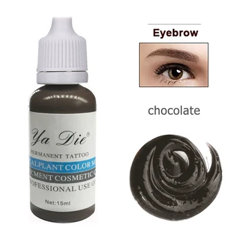

1/2 Oz Permanent Makeup Pigment Microblading Tattoo Ink Eyebrow for Long Lasting Lip Color Body Tattoo Art